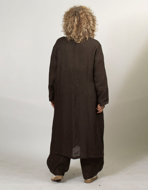 Suzielle Linen Long Open Robe