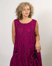 Clarice Sleeveless Linen Dress