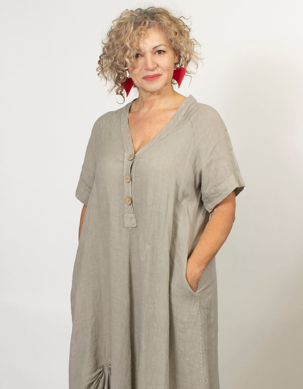 Jonah Linen Dress