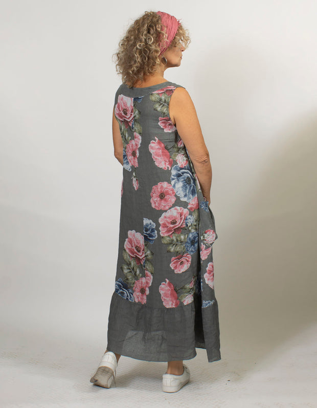 Nimfa Sleeveless Linen Dress