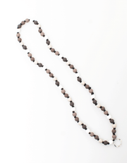 Bubble Knot Necklace in Black
