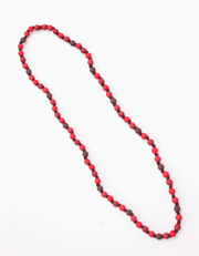 Bubble Knot Necklace in Red