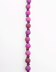Bubble Knot Necklace in Pink