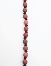 Bubble Knot Necklace in Rust