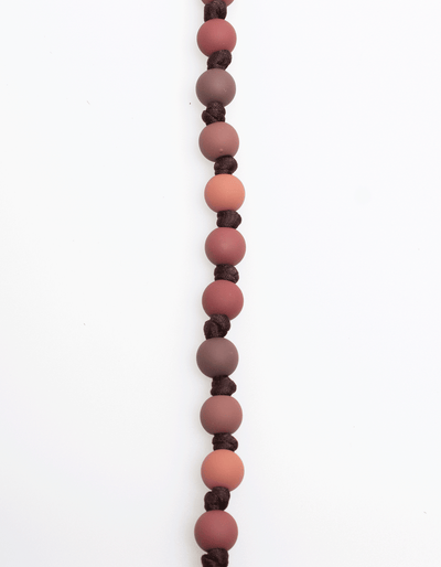 Bubble Knot Necklace in Rust