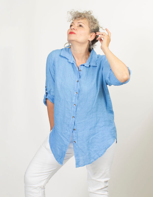 Elara Linen Top
