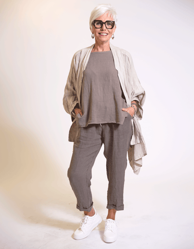 Zaira Linen Cardigan