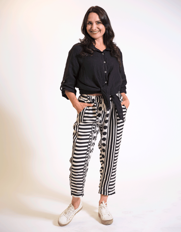 Elara Linen Top