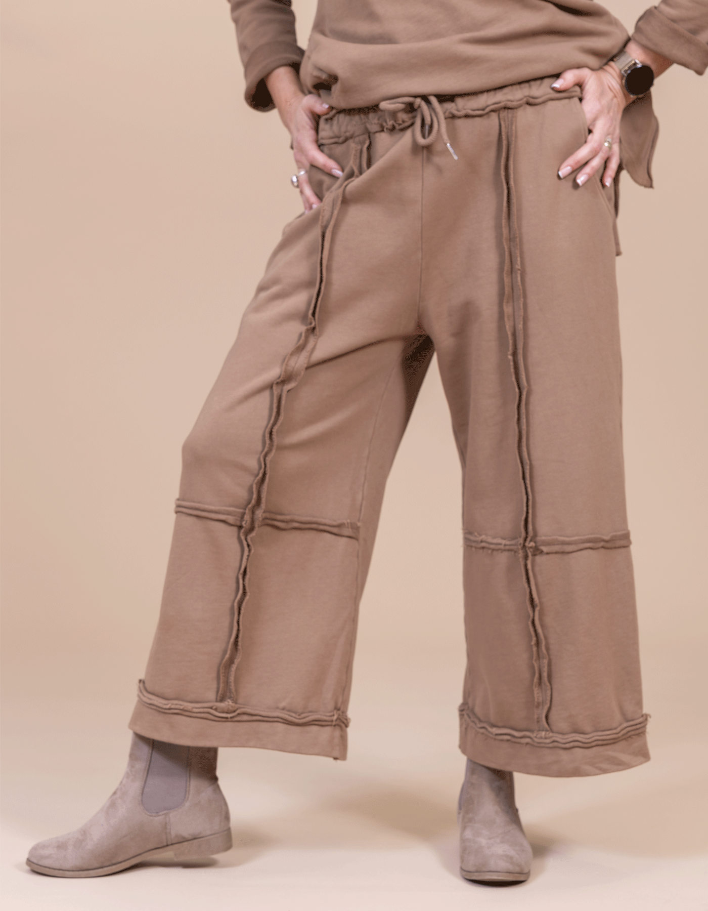 On-the-Go Wide Leg Bottoms