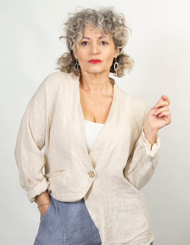 Jenah Linen Robe