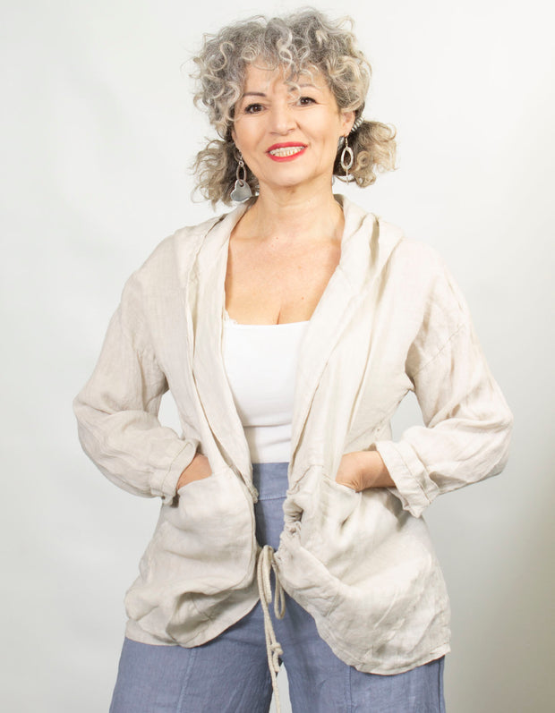 Capriana Linen Jacket