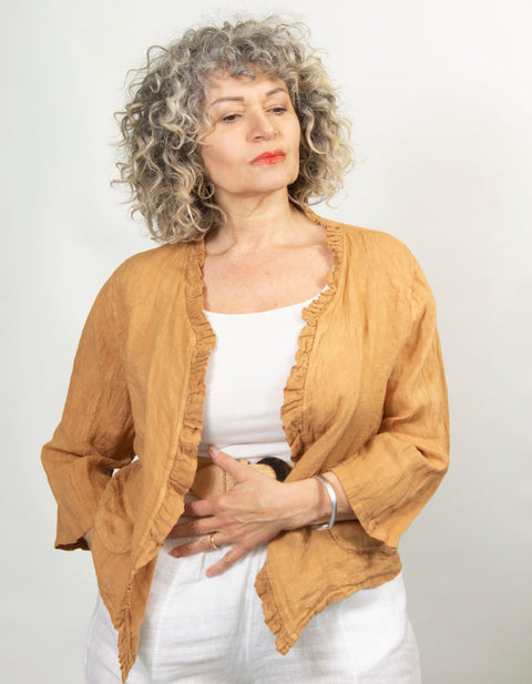 Pietra Linen Cardigan