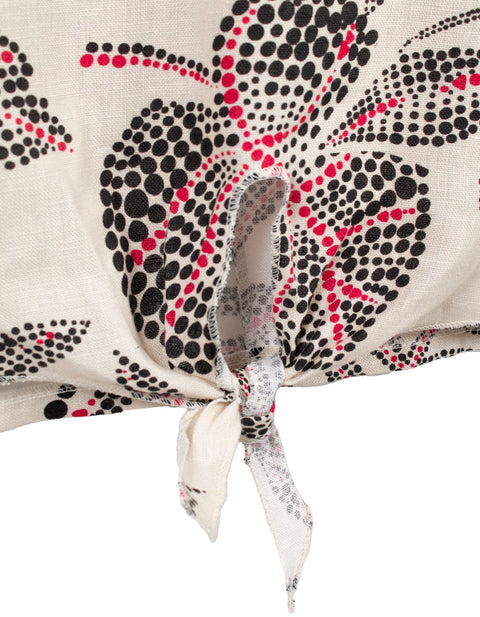 Sienna Top in Beige Tropical